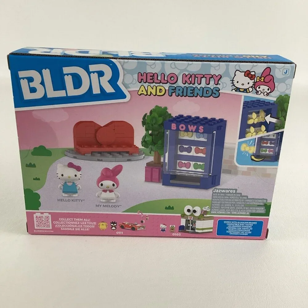 BLDR Hello Kitty & Friends Bow Vending Machine Building Set 2025 Jazwares New